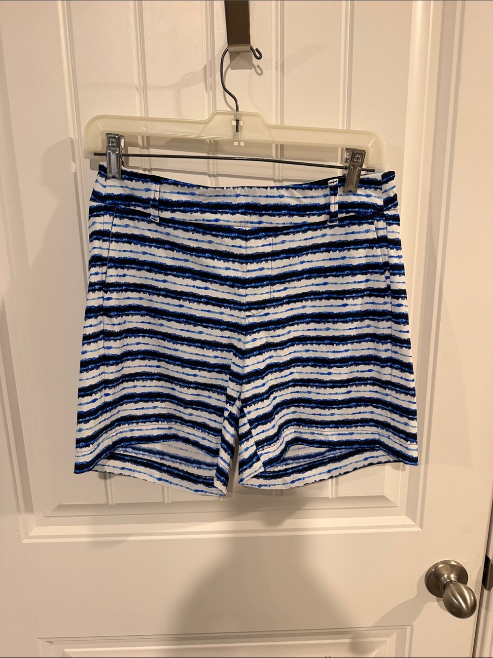 Spanx Blue Striped Women’s Summer Shorts